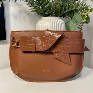 NWOT Senreve Poema Pouch In Walnut